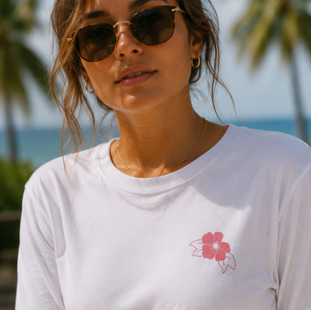 Women's Flower Power LS